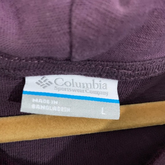 Columbia Cowl Neck Sweatshirt Size L Purple - Picture 3 of 7